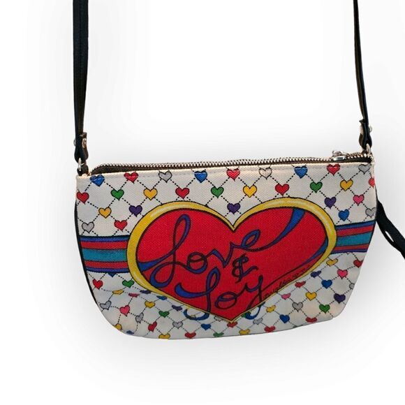 Brighton Limited Edition Love & Joy Colorful Crossbody Bag (NWOT) - Picture 5 of 14
